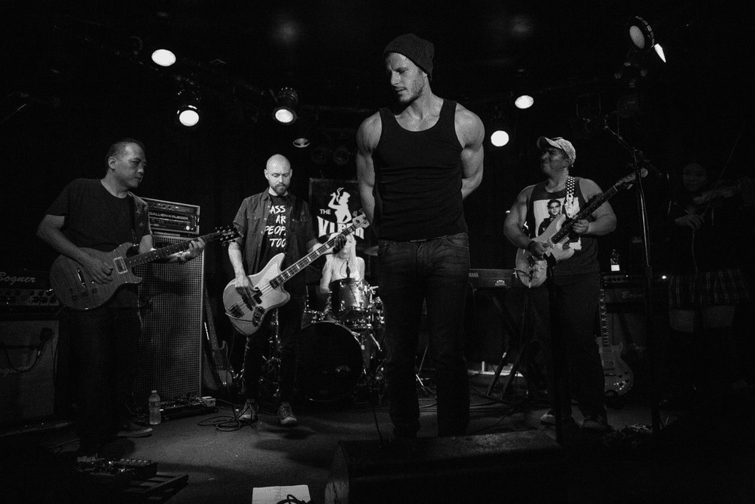 Bradley in his modern studio