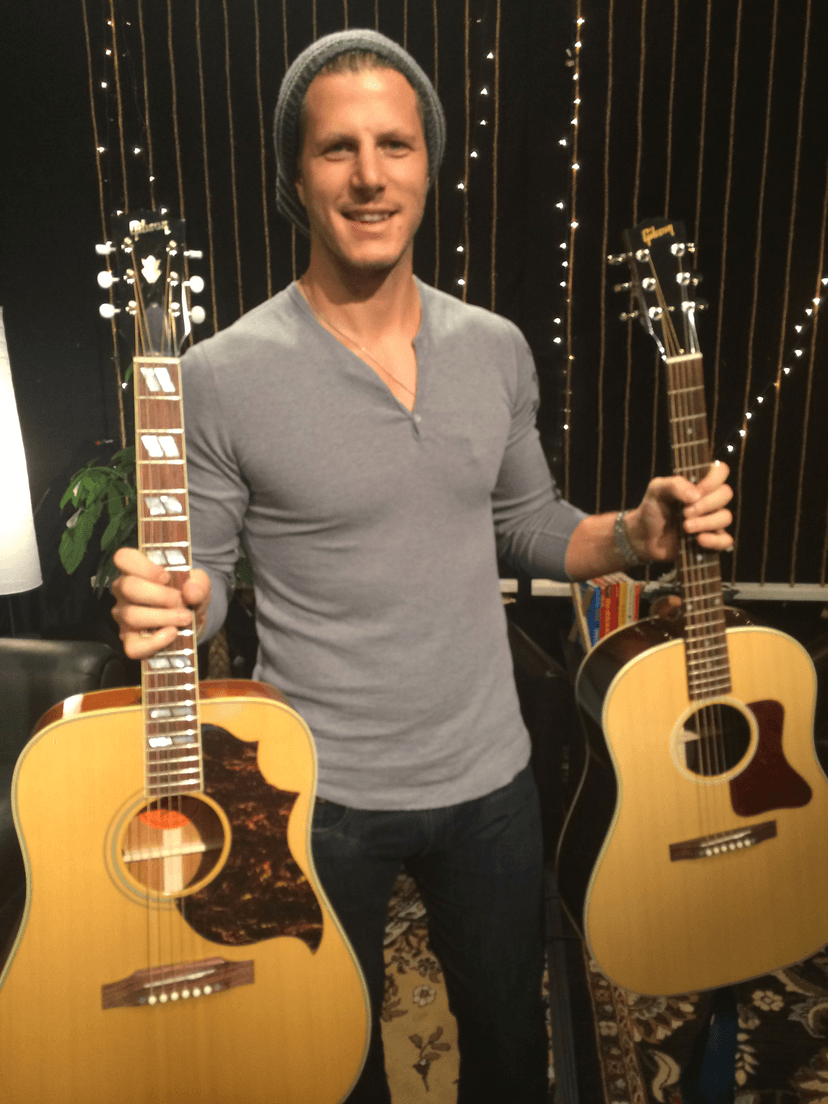 Young Bradley at the piano